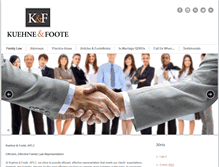 Tablet Screenshot of kf-lawfirm.com